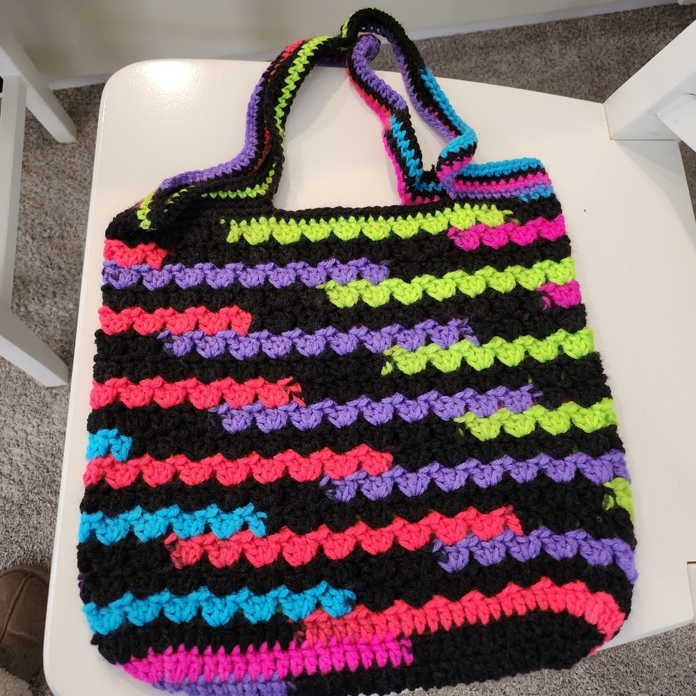 Crocheted Book Tote